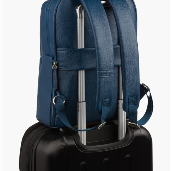 Swissgear Faux Leather Laptop Backpack - Picture 5 of 7